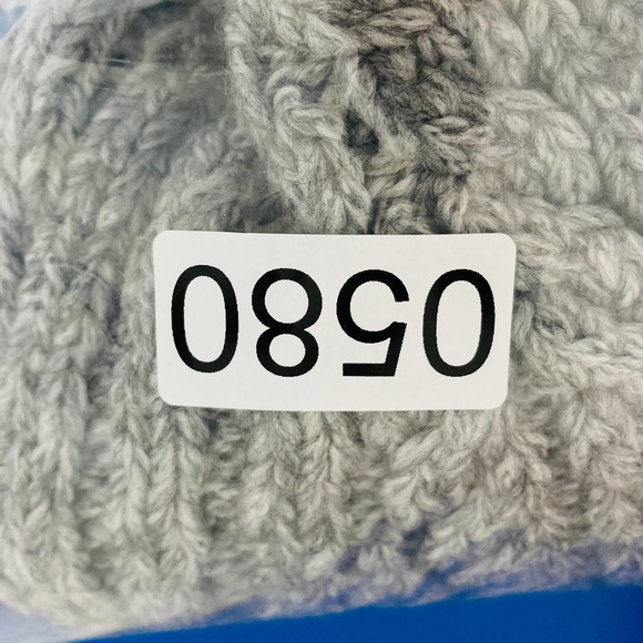 Nua Cable Knit Sweater Womens Small 100% Extra Fine Merino Wool Gray - Picture 10 of 10